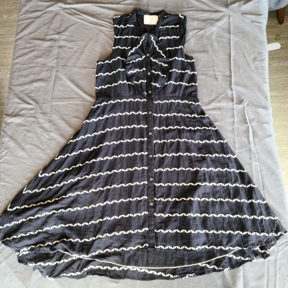 Anthropologie Dress with Embroidery Detail